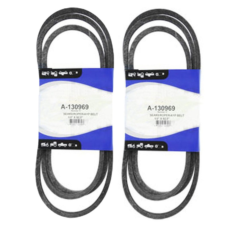 (2) Belt Fits Husqvarna 532 13 09-69 532130969 (1/2"x92")