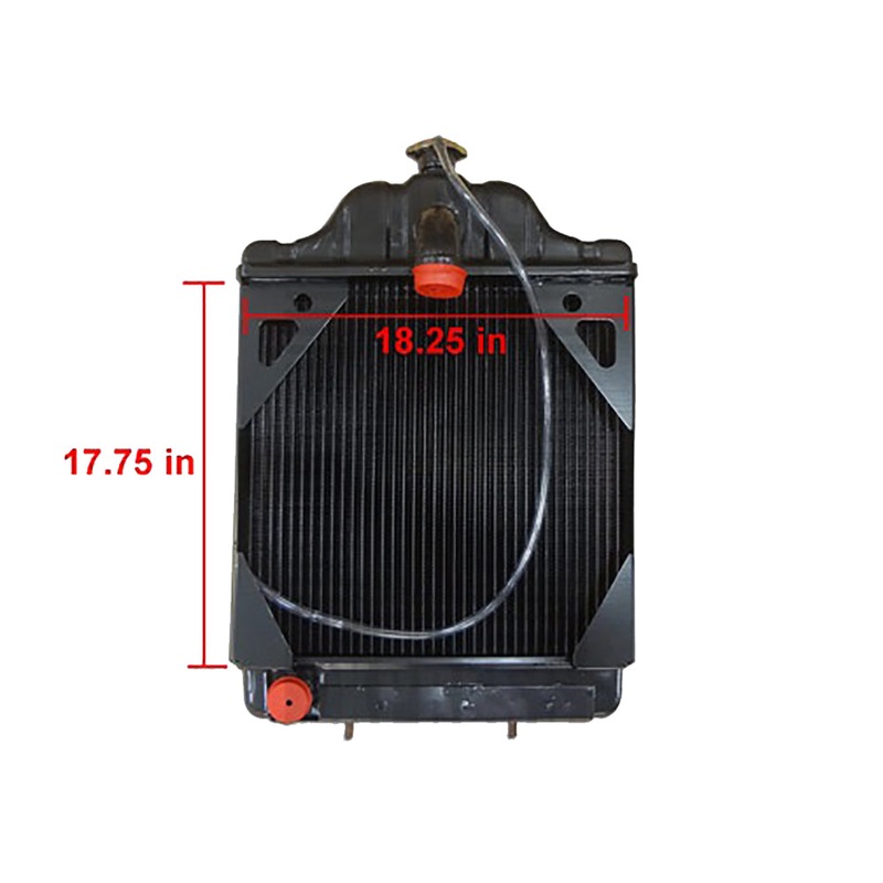 219521 Radiator -  - 17 5/8 x 18 x 2 Fits Case/IH