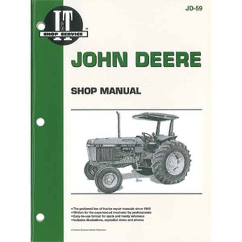 I&T Shop Manual Fits John Deere 2750 2750 2755 2755 2955 2955 2855 2855