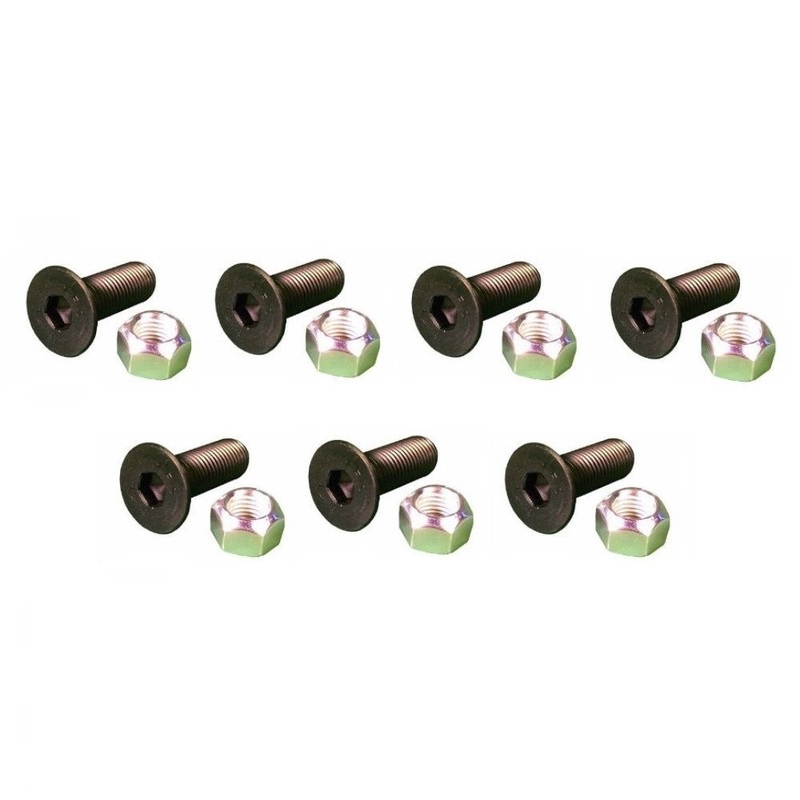 (7x) Screws & Nuts Fits CAT 5/8 x 2 1/2" (1592953, 8T4778)