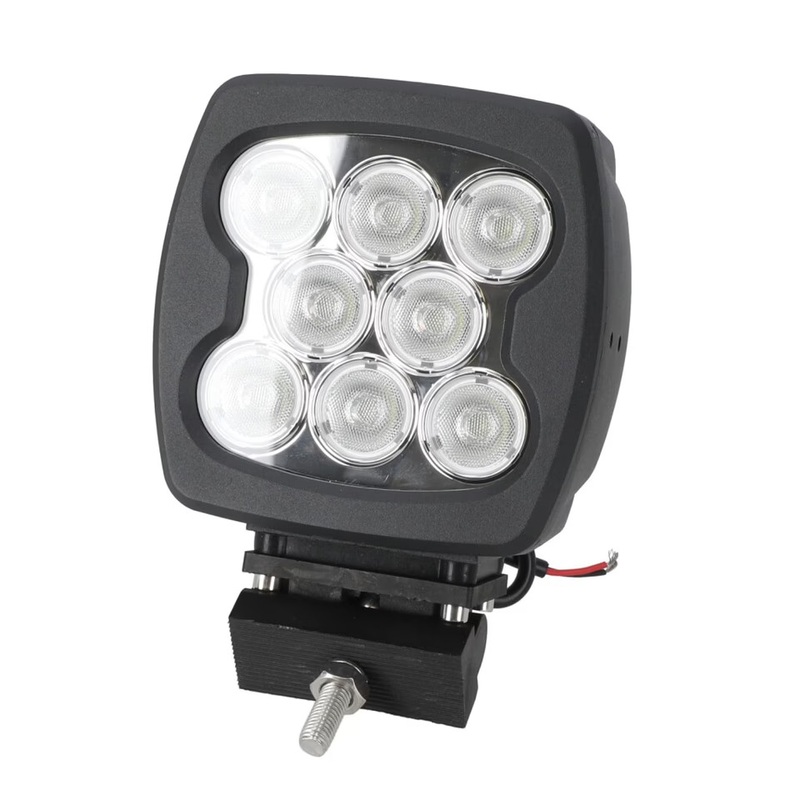 Red Rooster LED Work Light - 80W Square Flood Beam