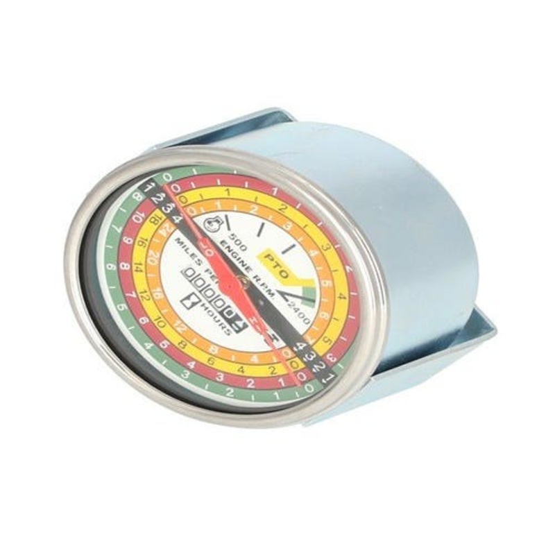 Tachometer Gauge - White Face - MPH fits International 706 756 806 826 1206 1256 1456 2706 2756 2806 2856 21206 766 398095R91 66748C1 103151A1