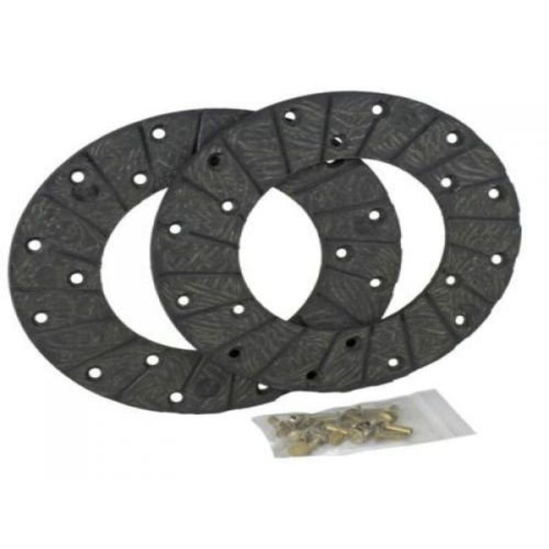 Disc Brake Linings with Rivets fits Case D DC DC-3 DC-4 DCS DEX DH DI DO DV fits CockShutt / CO OP 40 50 550 570 TO13267 fits Oliver 4299AA O7206AB