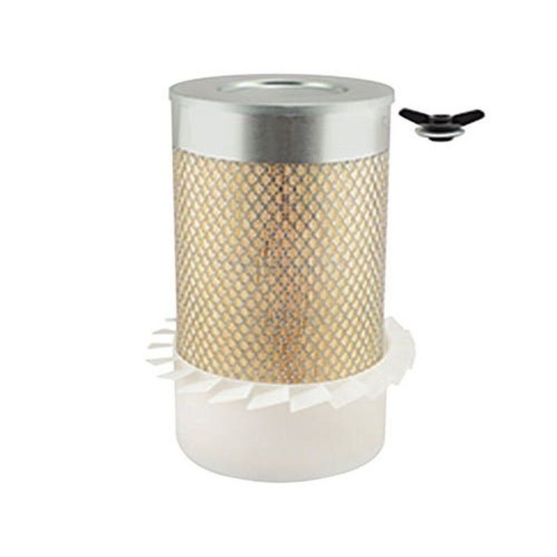Baldwin Air Filter with Fins - Outer fits John Deere 5400 5500 5300 RE45827 fits New Holland 86529587 fits Case IH fits Allis Chalmers fits Steiger