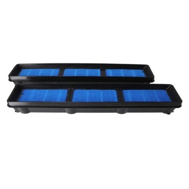 Baldwin Cabin Air Filter Set of 2 fits John Deere 6110 6300 6400 6420 7520 AL111748 fits Wix 49096 fits Fleetguard AF26672 fits Baldwin PA3928