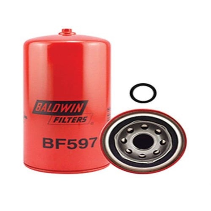 Baldwin Fuel Filter with Drain fits Allis Chalmers 345B 545B 7020 7060 TL545 4321716 43217165 fits Gleaner fits Fleetguard FF5109 fits Baldwin BF597
