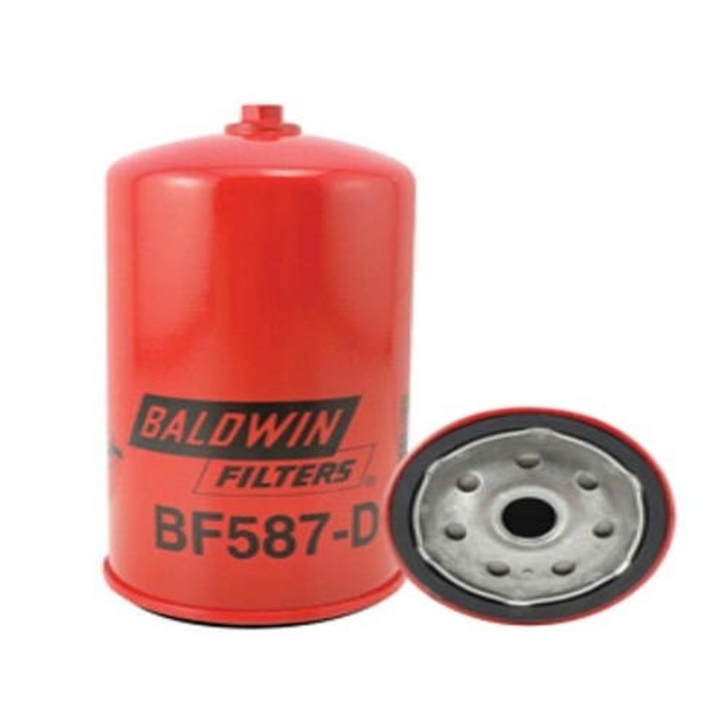Baldwin Fuel Filter with Drain Secondary fits New Holland fits Case fits International 3132428R91 fits Massey Ferguson 50 fits Ford