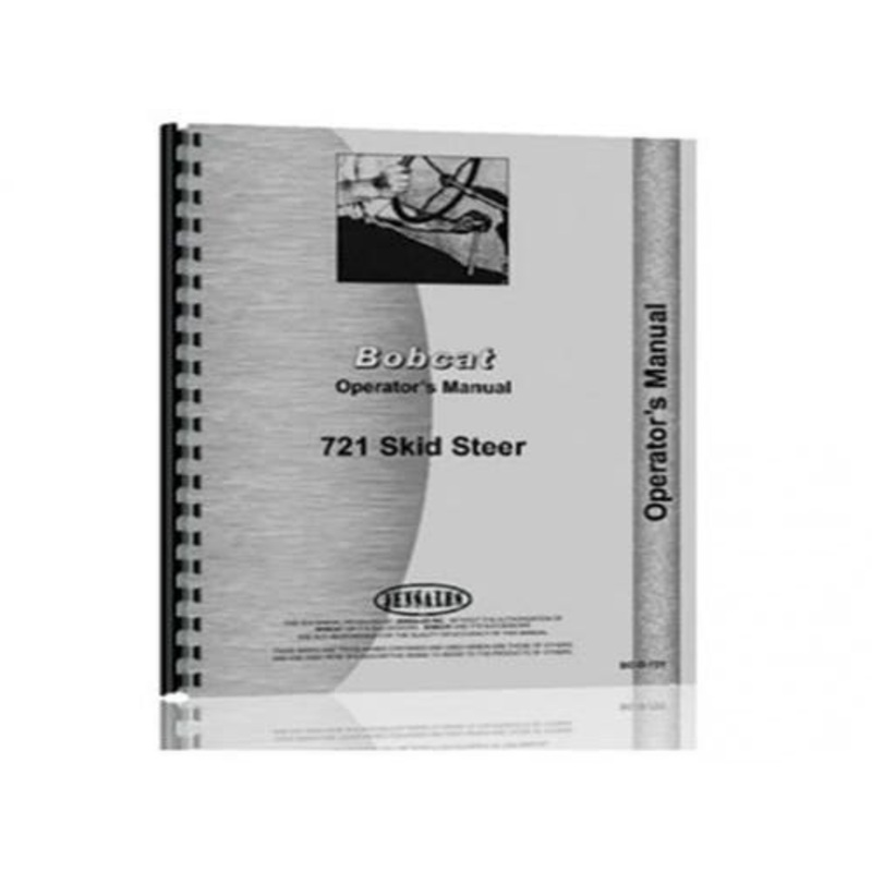 Operator's Manual fits Bobcat 721