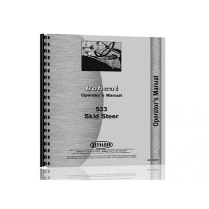 Operator's Manual fits Bobcat 533