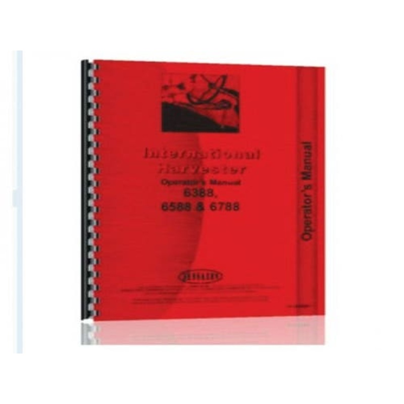 Operator's Manual fits International 6388 6588 6788