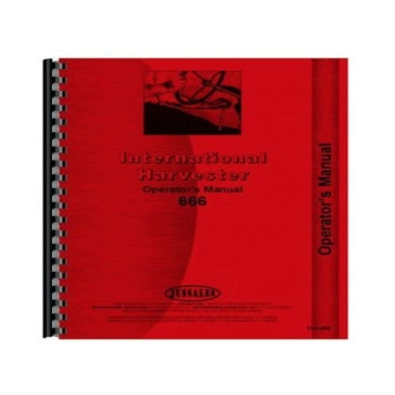 Operator's Manual fits International 666