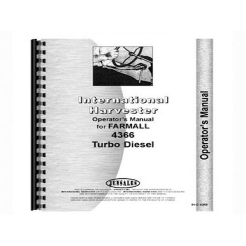 Parts Manual fits International 4366 4386