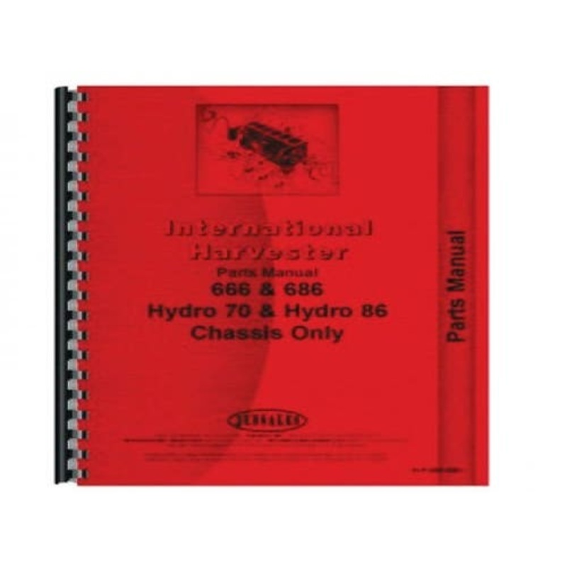 Parts Manual fits International 666 686 Hydro 86 Hydro 70