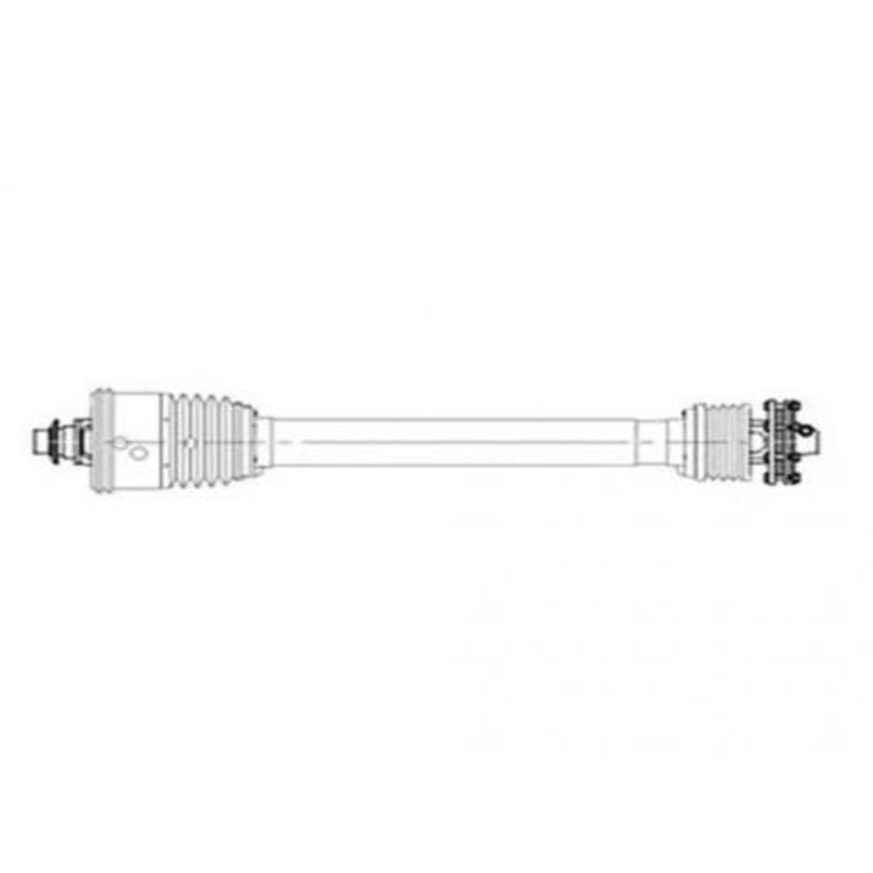 Complete SZ 6 SFT EL CV Free Rotation Driveline W/ Friction Clutch fits Vermeer 505L 554XL 555XL 604K 604L 604XL 605H 605J 605K 605L 605XL 103692001
