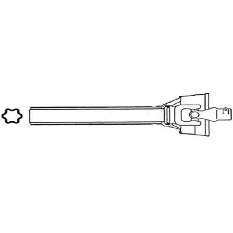 Implement CV Half Shaft fits New Holland BB940AP BB940AR BB940AS BB960AR BB960AS 2000 fits Case IH LBX332P LBX332R LBX432R LBX432S 690217 84819733