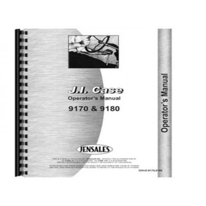 Operator's Manual fits Case IH 9170 9180