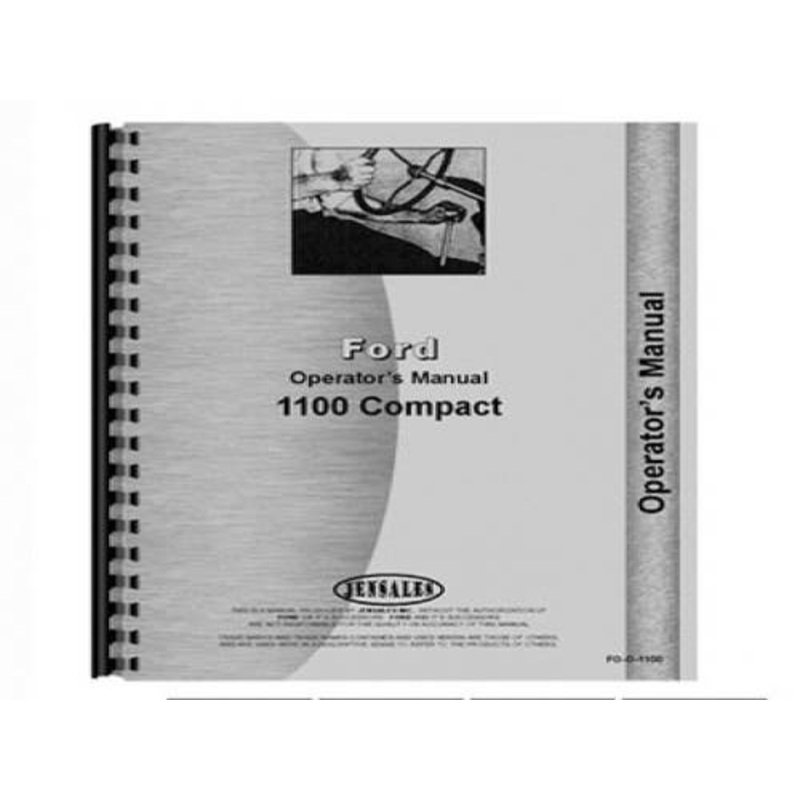 Operator's Manual fits Ford 1100