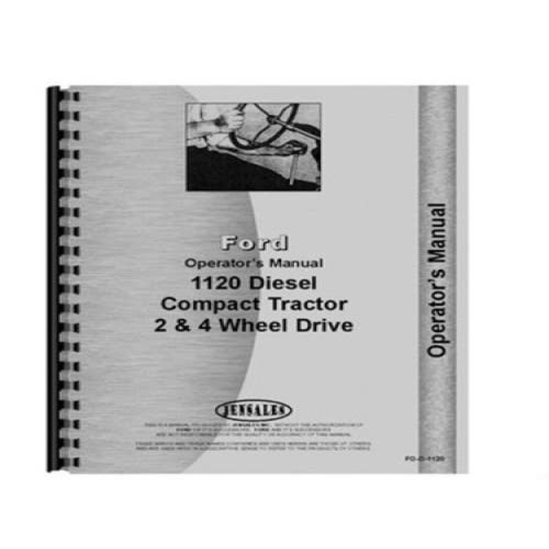Operator's Manual fits Ford 1120