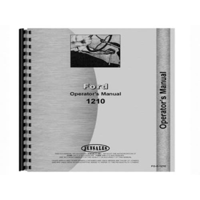 Operator's Manual fits Ford 1200