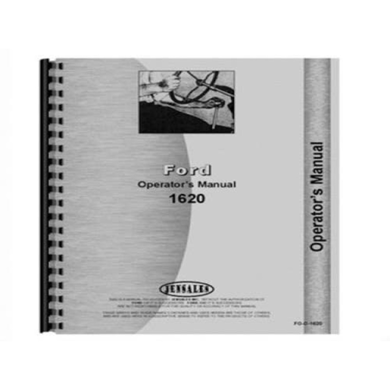 Operator's Manual fits Ford 1620