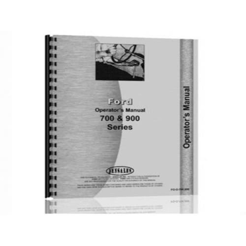 Operator's Manual fits Ford 1700