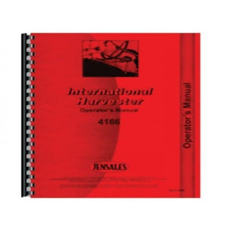 Operator's Manual fits International 4166