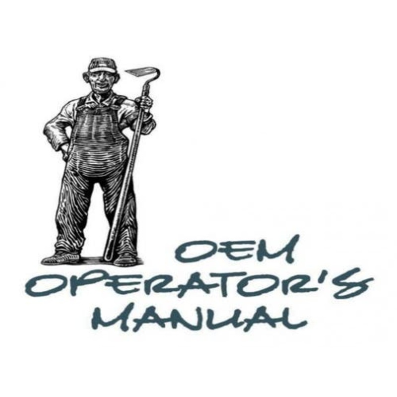 Operator's Manual fits International 485