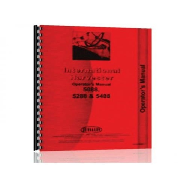 Operator's Manual fits International 5088 5288 5488