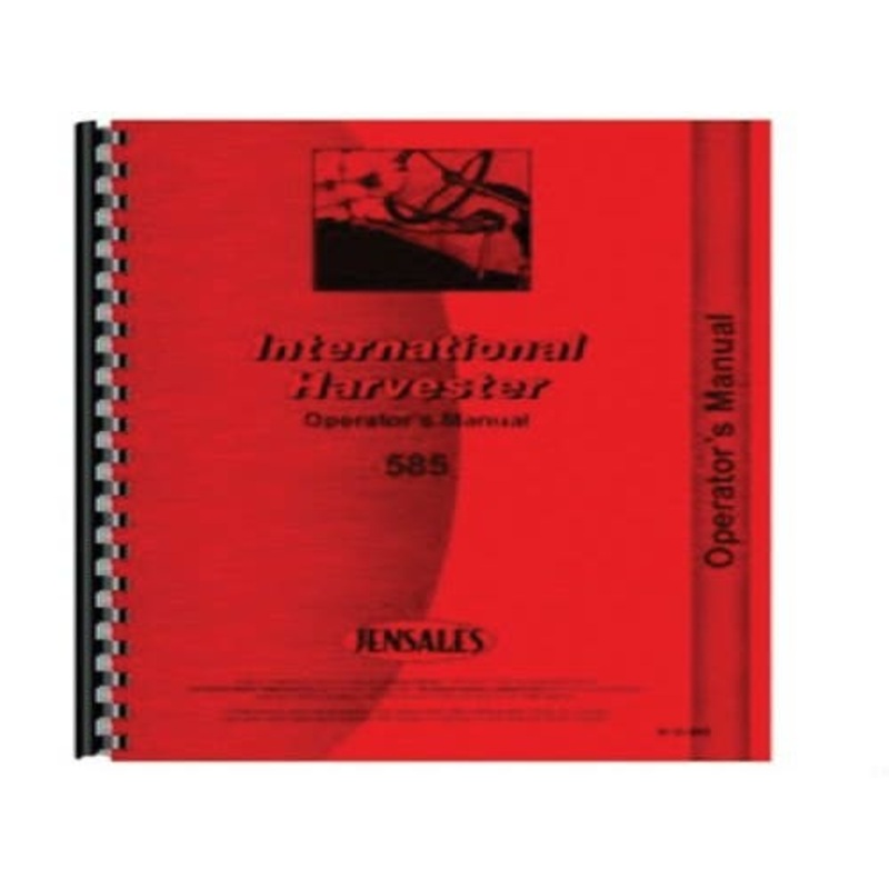 Operator's Manual fits International 585