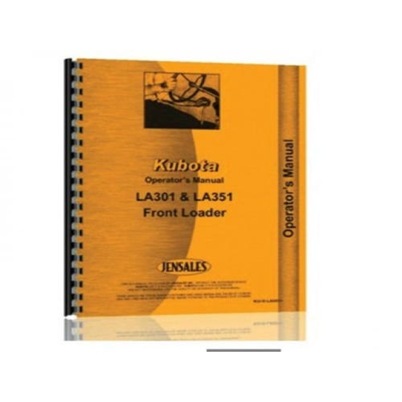 Operator's Manual fits Kubota B1700 B2100 B2400 B2400 LA301 LA351