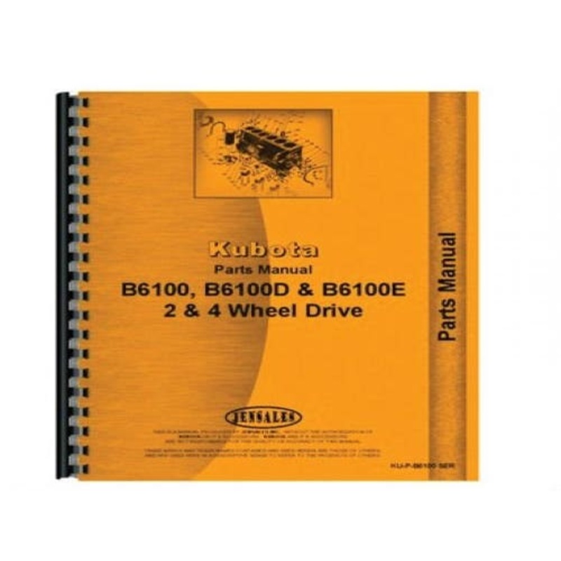 Operator's Manual fits Kubota B6100 B7100 B6100 B7100