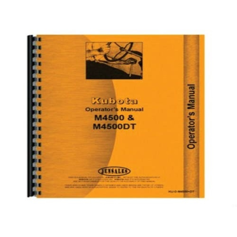 Operator's Manual fits Kubota M4050 M4050