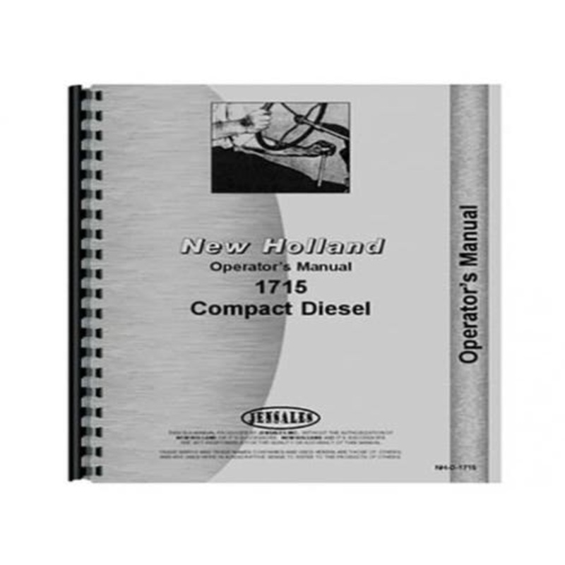Operator's Manual fits New Holland 1715