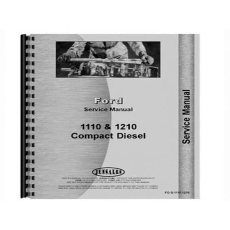 Parts Manual fits Ford 1910 1110 1210 1310 1510 1710