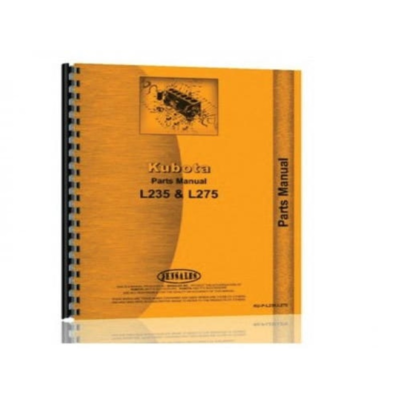 Parts Manual fits Kubota L235 L275
