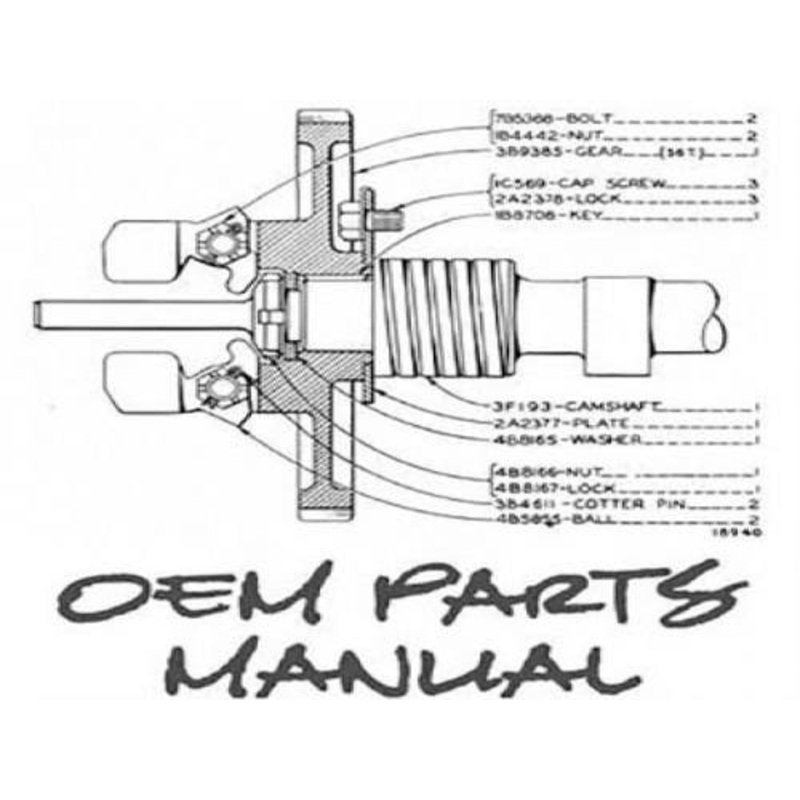 Parts Manual fits Kubota L3600 L4200