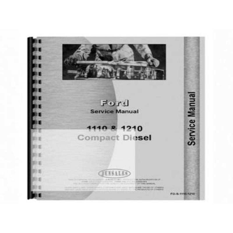 Service Manual fits Ford 1110 1210