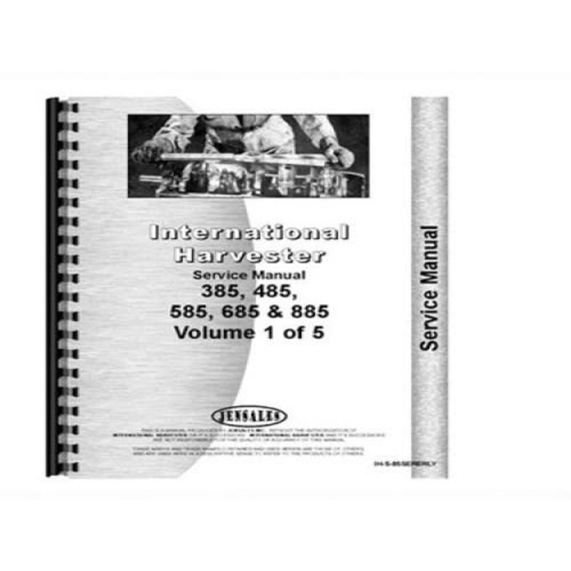Service Manual fits International 485 585 685 885 fits Case IH 485 585 685 885