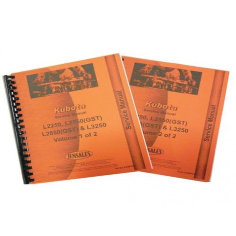 Service Manual fits Kubota L2250 L2550 L2850 L3250