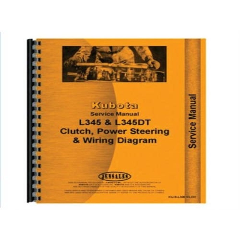 Service Manual fits Kubota L345 L345