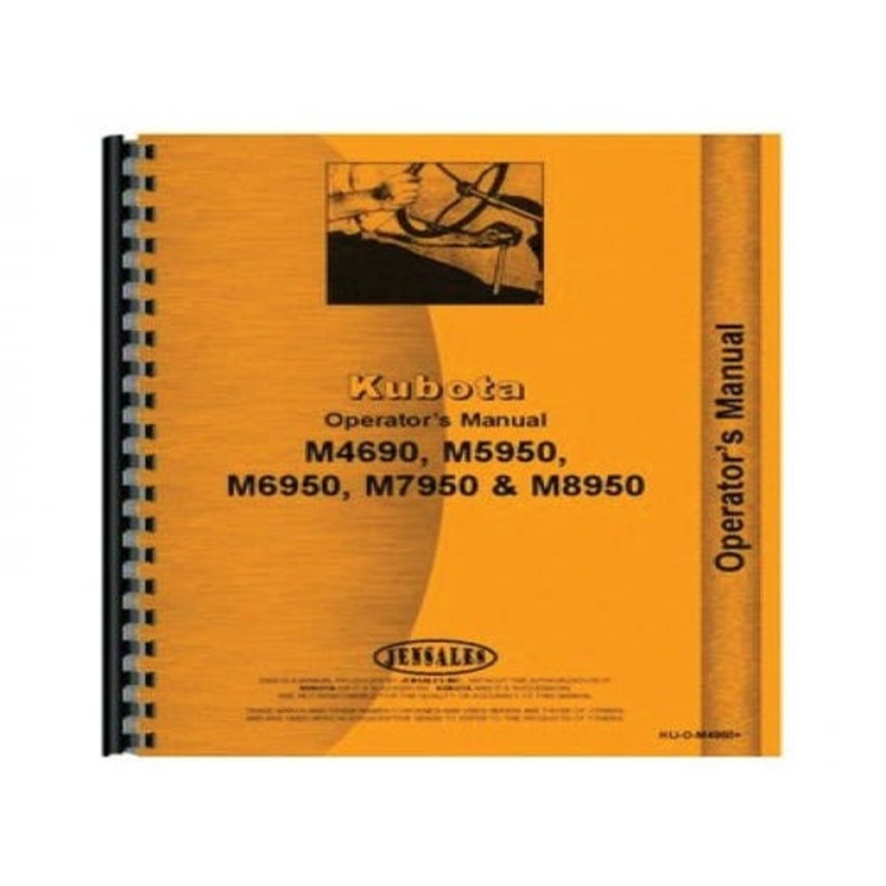 Service Manual fits Kubota M4950 M5950 M6950 M7950