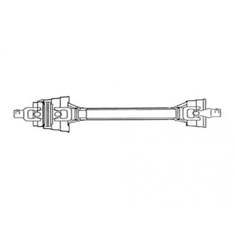 CV PTO Driveline 80 Degree 1-3/4" 20 AS Lock fits John Deere BW14545 fits Rhino 00763554 fits Land Pride RC5010 RC5015 RCM5015 RCR3515 826-245C