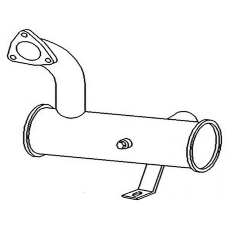 Muffler fits Massey Ferguson 396 399 1694965M1 1694965M6
