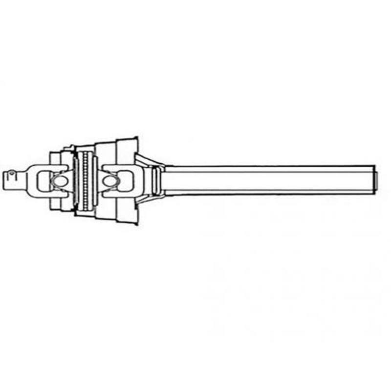 Tractor Half CV PTO Driveline 1 3/8" 6 fits Massey Ferguson fits Case IH 8545 fits Hesston 4590 fits Vermeer 604K 604M 605K fits Deutz fits Zweeger