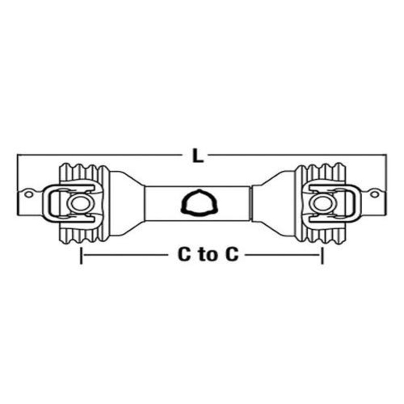 Universal PTO Driveline 1-3/8" 6 John Deere fits Case BRW14006546DS    fits PTO Drivelines & Parts D756560 PM14046560 14006546 14046560 PM14006546