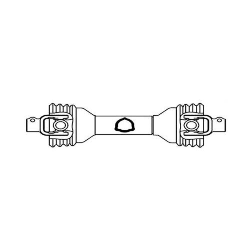 Universal PTO Driveline 1-3/8" ,6 Spline With QD Yokes fits Land Pride FDR3590 826-213C fits Kuhn 70175772