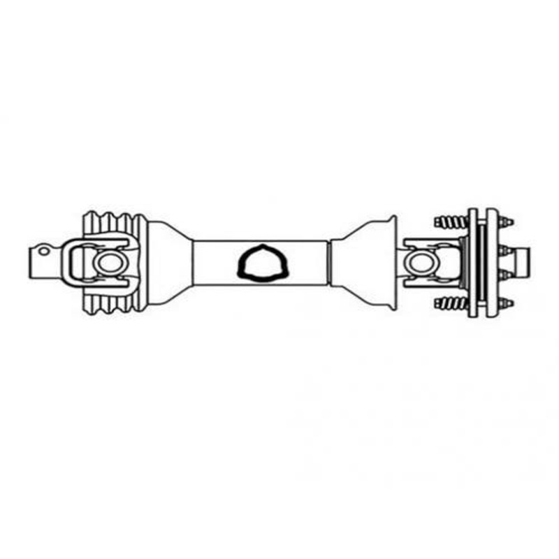Wing Shaft Batwing Mower fits Bush Hog 12710 12715 76990 fits Land Pride RC5015 RC5515 RCBM6010 RCBM6015 RCM5015 RCM5515 826-185C fits Alamo 02981677