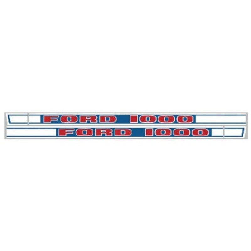 Decal Set 1000 Vinyl fits Ford 1000