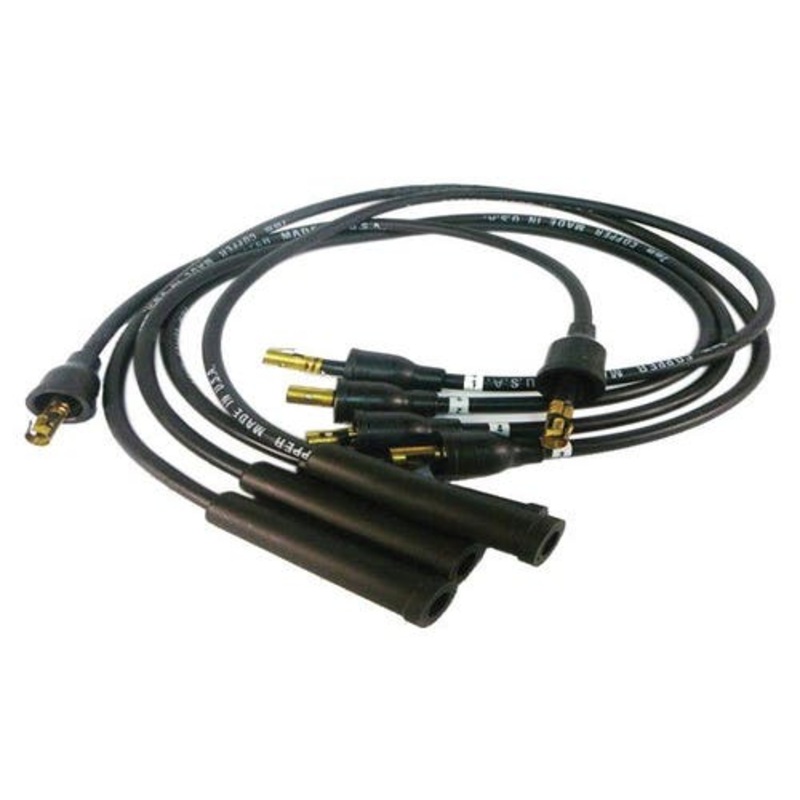 Spark Plug Wire Set - Custom fits International 284 fits Satoh S550 S650 fits Case G2160181600 G2160181700 G2160181800 G2160181900