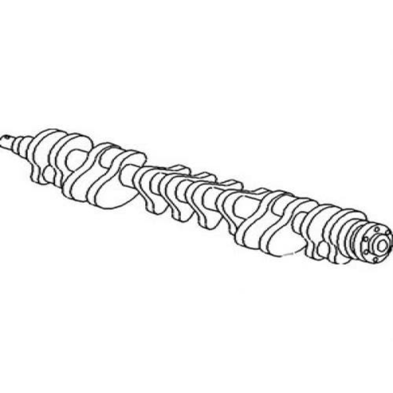 Crankshaft fits John Deere 240 250 260 2155 2355N 5105 5200 5205 5210 5220 5300 5310 5310N 5320 5320N 5400 5400N 3029 3029T 1550 1750 1850 RE50979